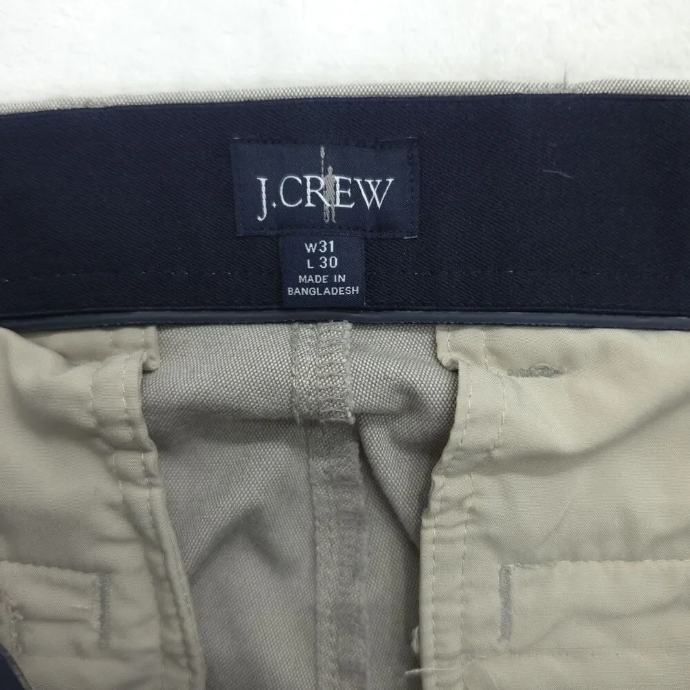 J Crew Pants Men's 31x30 Gray Chino Gray Slim Preppy